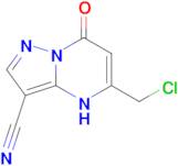 5-(chloromethyl)-7-hydroxypyrazolo[1,5-a]pyrimidine-3-carbonitrile