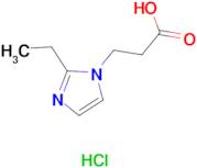 3-(2-ethyl-1H-imidazol-1-yl)propanoic acid hydrochloride