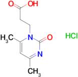 3-(4,6-dimethyl-2-oxo-1,2-dihydropyrimidin-1-yl)propanoic acid hydrochloride