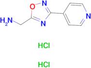 [3-(pyridin-4-yl)-1,2,4-oxadiazol-5-yl]methanamine dihydrochloride