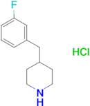 4-[(3-fluorophenyl)methyl]piperidine hydrochloride