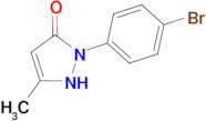 1-(4-bromophenyl)-3-methyl-4,5-dihydro-1H-pyrazol-5-one