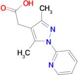 2-[3,5-dimethyl-1-(pyridin-2-yl)-1H-pyrazol-4-yl]acetic acid