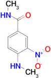 N-methyl-4-(methylamino)-3-nitrobenzamide