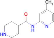 N-(4-methylpyridin-2-yl)piperidine-4-carboxamide