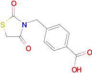 4-[(2,4-dioxo-1,3-thiazolidin-3-yl)methyl]benzoic acid