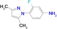 4-(3,5-Dimethyl-1H-pyrazol-1-yl)-3-fluoroaniline