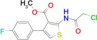 methyl 2-(2-chloroacetamido)-4-(4-fluorophenyl)thiophene-3-carboxylate