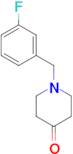 1-[(3-fluorophenyl)methyl]piperidin-4-one