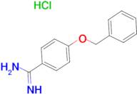 4-(benzyloxy)benzene-1-carboximidamide hydrochloride