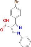 3-(4-bromophenyl)-1-phenyl-1H-pyrazole-4-carboxylic acid