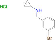 N-[(3-bromophenyl)methyl]cyclopropanamine hydrochloride