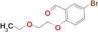 5-Bromo-2-(2-ethoxyethoxy)benzaldehyde