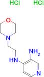 4-N-[2-(morpholin-4-yl)ethyl]pyridine-3,4-diamine dihydrochloride