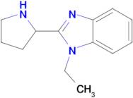 1-ethyl-2-(pyrrolidin-2-yl)-1H-1,3-benzodiazole