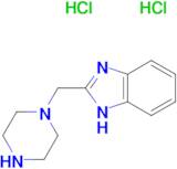 2-(piperazin-1-ylmethyl)-1H-1,3-benzodiazole dihydrochloride