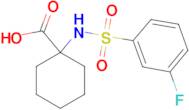 1-[(3-fluorobenzene)sulfonamido]cyclohexane-1-carboxylic acid