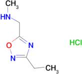 [(3-ethyl-1,2,4-oxadiazol-5-yl)methyl](methyl)amine hydrochloride
