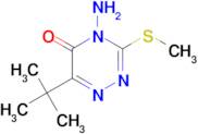 4-Amino-6-tert-butyl-3-methylsulfanyl-4H-[1,2,4]triazin-5-one