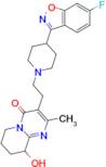 3-{2-[4-(6-fluoro-1,2-benzoxazol-3-yl)piperidin-1-yl]ethyl}-9-hydroxy-2-methyl-4H,6H,7H,8H,9H-pyri…