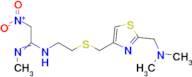 [1-({2-[({2-[(dimethylamino)methyl]-1,3-thiazol-4-yl}methyl)sulfanyl]ethyl}amino)-2-nitroethenyl](methyl)amine