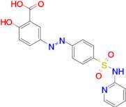 2-hydroxy-5-(2-{4-[(pyridin-2-yl)sulfamoyl]phenyl}diazen-1-yl)benzoic acid
