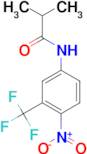 2-methyl-N-[4-nitro-3-(trifluoromethyl)phenyl]propanamide