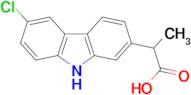 2-(6-chloro-9H-carbazol-2-yl)propanoic acid