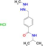 4-[(2-methylhydrazin-1-yl)methyl]-N-(propan-2-yl)benzamide hydrochloride