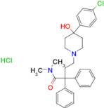 4-[4-(4-chlorophenyl)-4-hydroxypiperidin-1-yl]-N,N-dimethyl-2,2-diphenylbutanamide hydrochloride