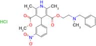 3-{2-[benzyl(methyl)amino]ethyl} 5-methyl 2,6-dimethyl-4-(3-nitrophenyl)-1,4-dihydropyridine-3,5-dicarboxylate hydrochloride