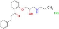 1-{2-[2-hydroxy-3-(propylamino)propoxy]phenyl}-3-phenylpropan-1-one hydrochloride