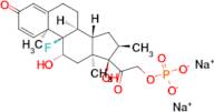disodium (1R,2S,10S,11S,13R,14R,15S,17S)-1-fluoro-14,17-dihydroxy-2,13,15-trimethyl-14-[2-(phosphonatooxy)acetyl]tetracyclo[8.7.0.0^{2,7}.0^{11,15}]heptadeca-3,6-dien-5-one