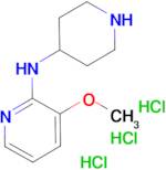 3-Methoxy-N-(piperidin-4-yl)pyridin-2-amine trihydrochloride