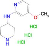 4-Methoxy-N-(piperidin-4-yl)pyridin-2-amine trihydrochloride