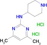 4,6-Dimethyl-N-(piperidin-4-yl)pyrimidin-2-amine dihydrochloride