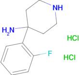 4-(2-Fluorophenyl)piperidin-4-amine dihydrochloride