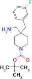 tert-Butyl 4-(aminomethyl)-4-(3-fluorobenzyl)piperidine-1-carboxylate