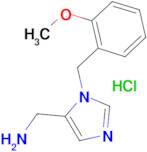 [1-(2-Methoxybenzyl)-1H-imidazol-5-yl]methanamine hydrochloride