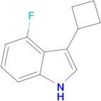 3-Cyclobutyl-4-fluoro-1H-indole