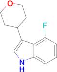 4-Fluoro-3-(tetrahydro-2H-pyran-4-yl)-1H-indole