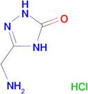 5-(aminomethyl)-2,4-dihydro-3H-1,2,4-triazol-3-one hydrochloride