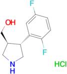 [(3S,4R)-4-(2,5-difluorophenyl)-3-pyrrolidinyl]methanol hydrochloride