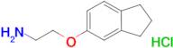 [2-(2,3-dihydro-1H-inden-5-yloxy)ethyl]amine hydrochloride