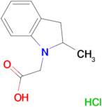 (2-methyl-2,3-dihydro-1H-indol-1-yl)acetic acid hydrochloride