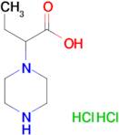 2-(1-piperazinyl)butanoic acid dihydrochloride
