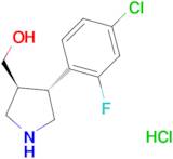 [(3S,4R)-4-(4-chloro-2-fluorophenyl)-3-pyrrolidinyl]methanol hydrochloride