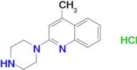 4-methyl-2-(1-piperazinyl)quinoline hydrochloride