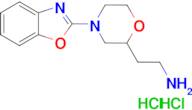 {2-[4-(1,3-benzoxazol-2-yl)-2-morpholinyl]ethyl}amine dihydrochloride