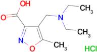 4-[(diethylamino)methyl]-5-methyl-3-isoxazolecarboxylic acid hydrochloride